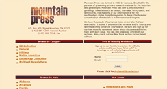 Desktop Screenshot of mountainpress.com